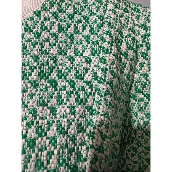 Cabi Vintage retro style green and white blazer 6 - Picture 5 of 10